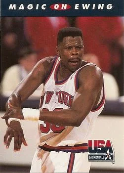 1992 SkyBox USA Patrick Ewing / Magic Johnson #103 card image