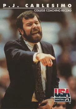 1992 SkyBox USA P.J. Carlesimo CO #92 card image