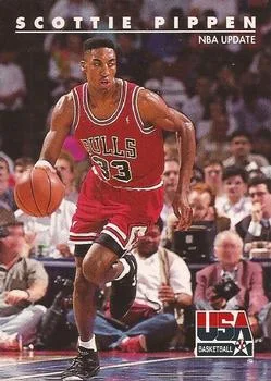 1992 SkyBox USA Scottie Pippen #64 card image