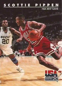1992 SkyBox USA Scottie Pippen #67 card image