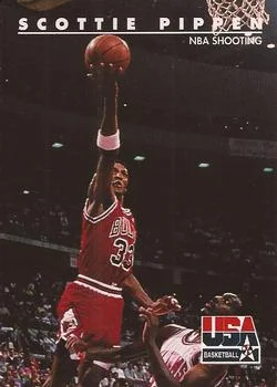 1992 SkyBox USA Scottie Pippen #71 card image