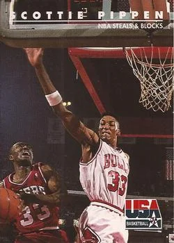1992 SkyBox USA Scottie Pippen #72 card image