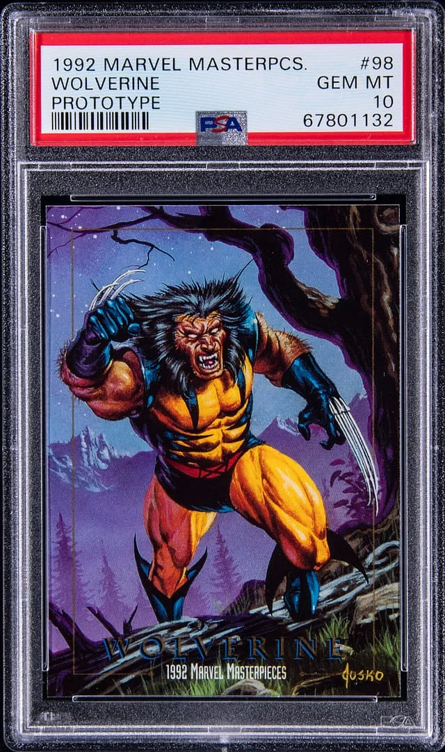 1992 SkyBox Wolverine Marvel Masterpieces Prototype #98 card image