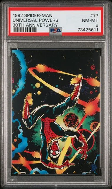 1992 Spider-Man 30th Anniversary Universal Powers #77 card image