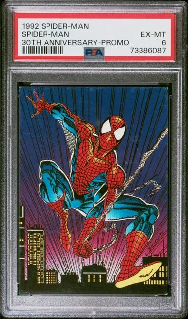 1992 Spider-Man Anniversary Promo Spider-Man #30th card image