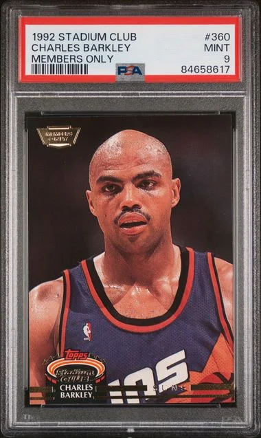 1992 Stadium Club Charles Barkley Members Only #360 card image