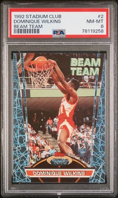 1992 Stadium Club Dominique Wilkins Beam Team #2 card image