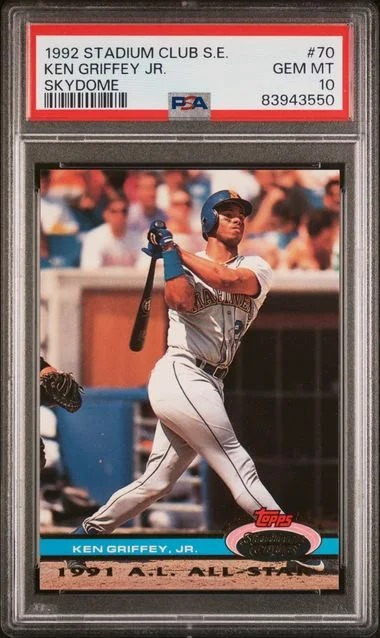 1992 Stadium Club Ken Griffey Jr. S.E. Skydome #70 card image