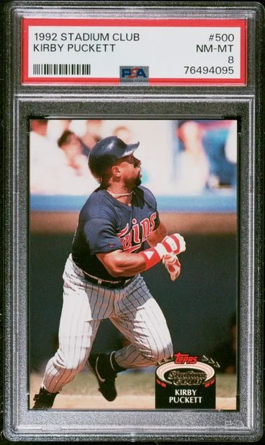 1992 Stadium Club Kirby Puckett #500 card image