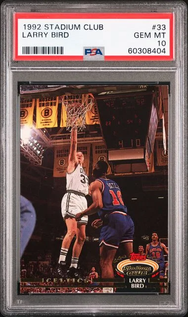 1992 Stadium Club Larry Bird Members Only #33 card image