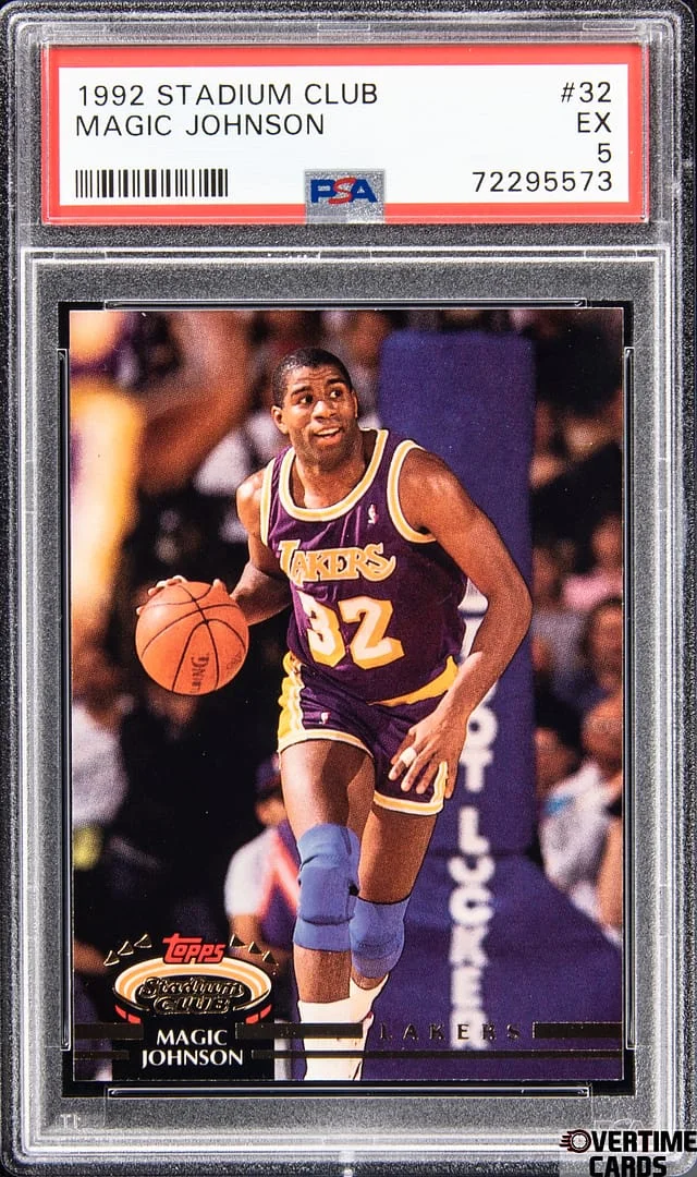 1992 Stadium Club Magic Johnson #32 card image