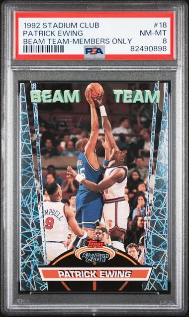 1992 Stadium Club Patrick Ewing Beam Team Members Only #18 card image
