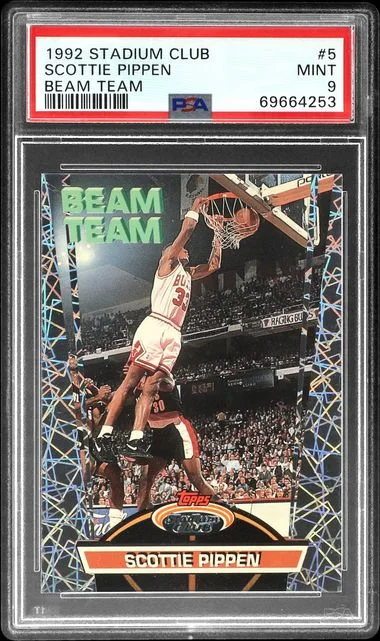 1992 Stadium Club Scottie Pippen Beam Team Members Only #5 card image
