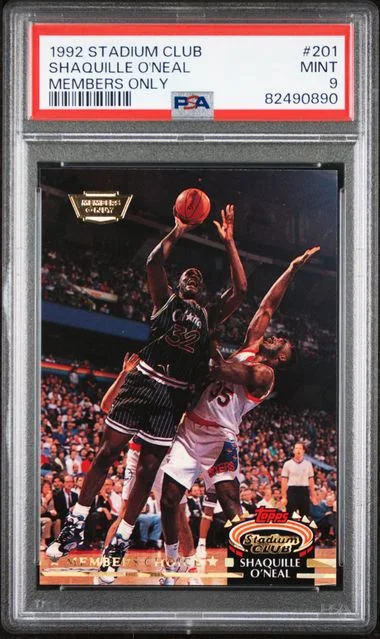 1992 Stadium Club Shaquille O'Neal Members Only #201 card image