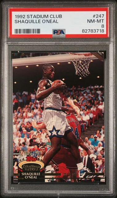 1992 Stadium Club Shaquille O'Neal Members Only #247 card image