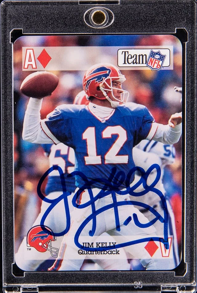 1992 Team NFL Star Cards Jim Kelly #NNO card image