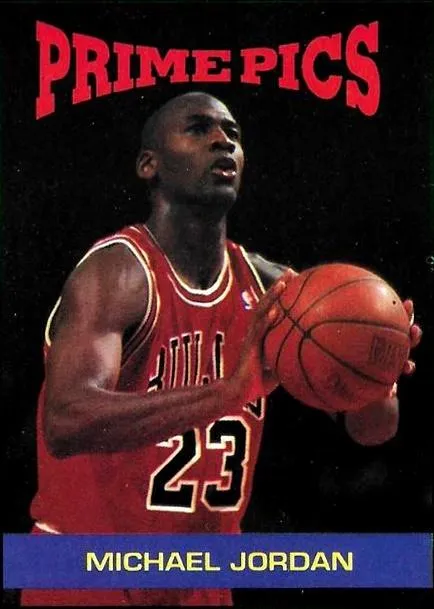 1992 The Sports Card Review & Value Line Prime Pics Michael Jordan #45 card image