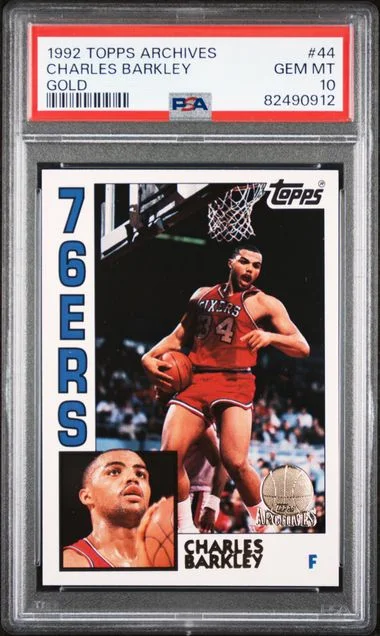1992 Topps Archives Charles Barkley Gold #44 card image
