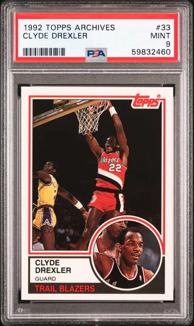 1992 Topps Archives Clyde Drexler #33 card image