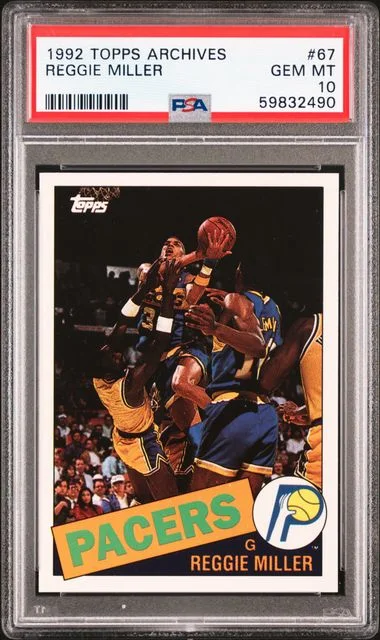 1992 Topps Archives Reggie Miller #67 card image