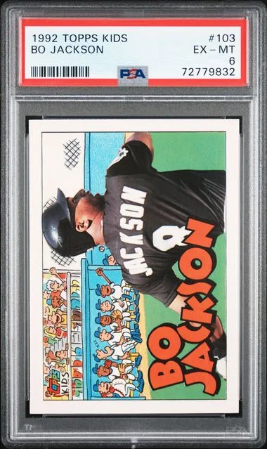 1992 Topps Bo Jackson Kids #103 card image