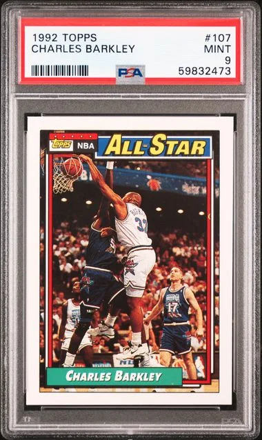 1992 Topps Charles Barkley #107 card image