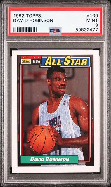 1992 Topps David Robinson #106 card image