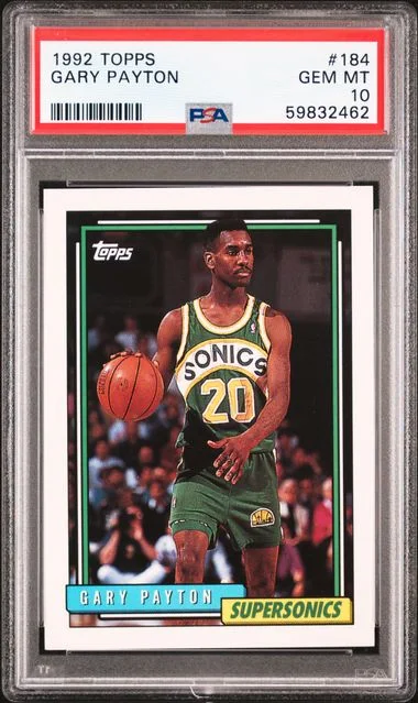 1992 Topps Gary Payton #184 card image