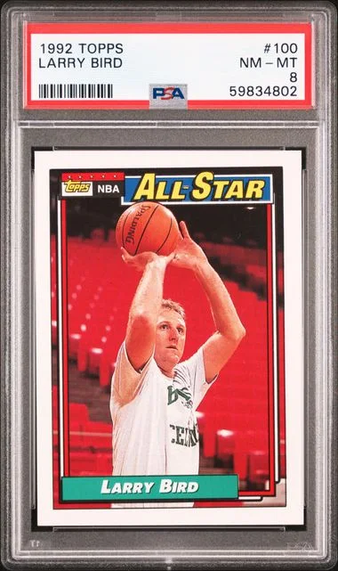 1992 Topps Larry Bird #100 card image