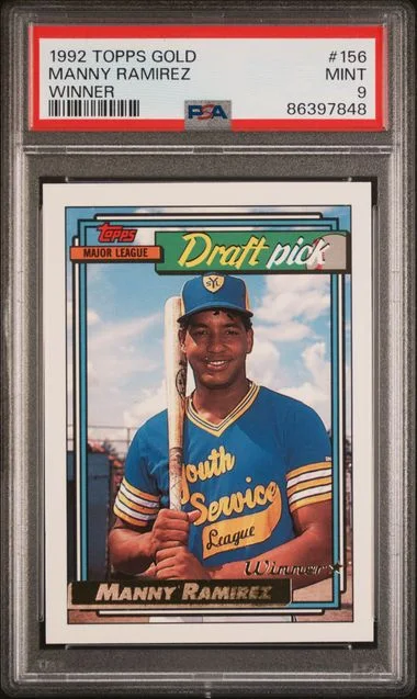 1992 Topps Manny Ramirez Gold #156 card image