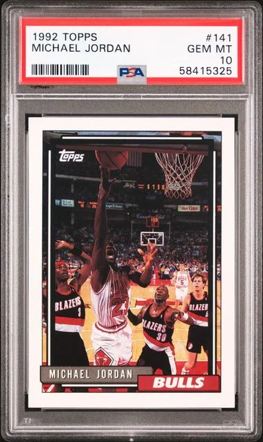 1992 Topps Michael Jordan #141 card image