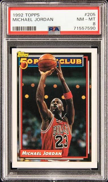1992 Topps Michael Jordan #205 card image