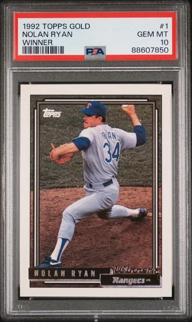 1992 Topps Nolan Ryan Gold Winner #1 card image