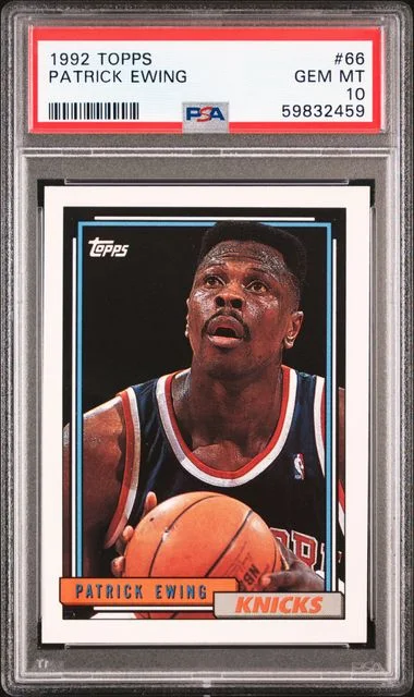 1992 Topps Patrick Ewing #66 card image