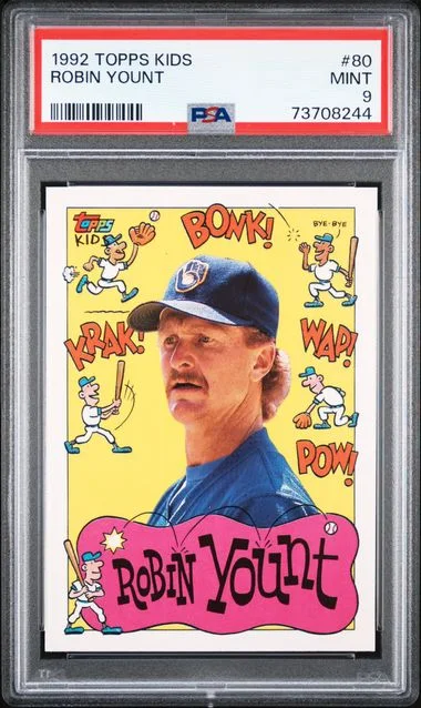 1992 Topps Robin Yount Kids #80 card image