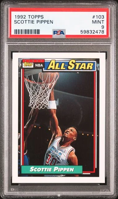 1992 Topps Scottie Pippen #103 card image