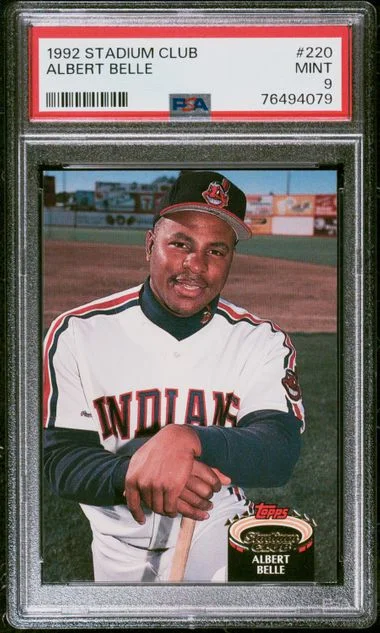 1992 Topps Stadium Club Albert Belle #220 card image