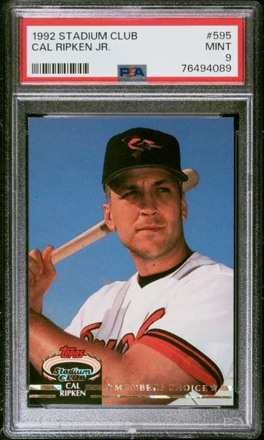 1992 Topps Stadium Club Cal Ripken Jr. #595 card image