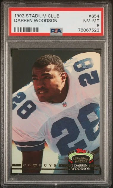 1992 Topps Stadium Club Darren Woodson #654 card image