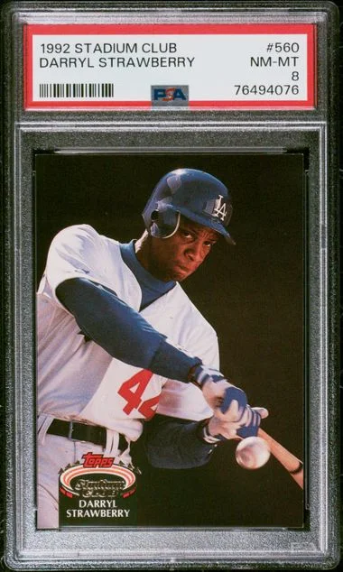 1992 Topps Stadium Club Darryl Strawberry #560 card image