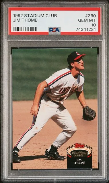 1992 Topps Stadium Club Jim Thome #360 card image