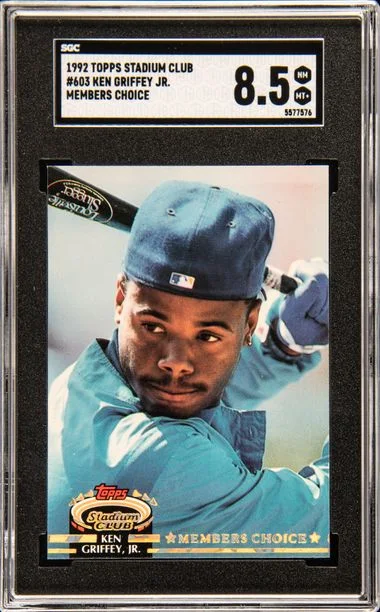 1992 Topps Stadium Club Ken Griffey Jr. Members Choice #603 card image