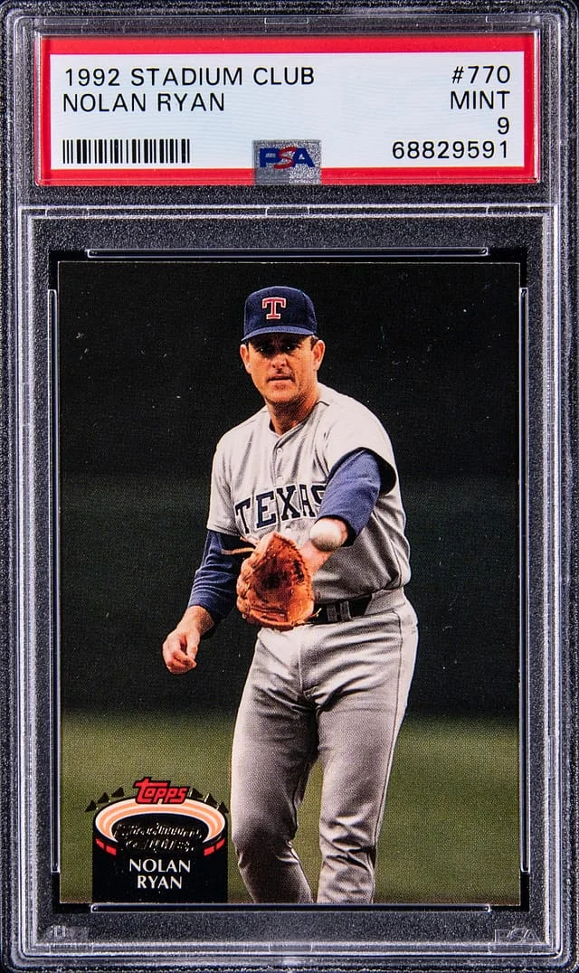 1992 Topps Stadium Club Nolan Ryan #770 card image