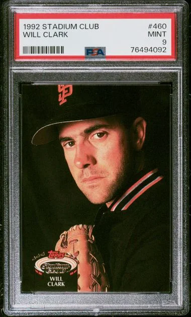 1992 Topps Stadium Club Will Clark #460 card image