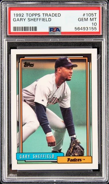 1992 Topps Traded Gary Sheffield #105T card image