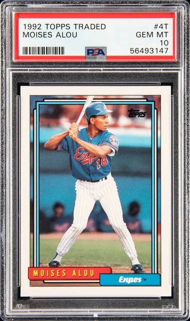 1992 Topps Traded Moises Alou #4T card image