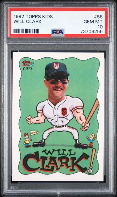 1992 Topps Will Clark Kids #58 card image