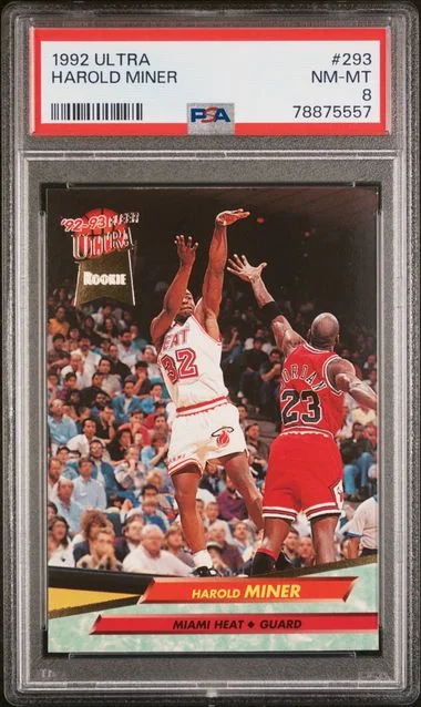 1992 Ultra Harold Miner #293 card image
