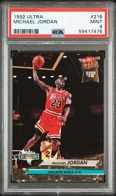 1992 Ultra Michael Jordan #216 card image