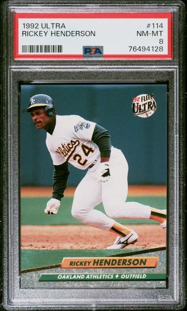 1992 Ultra Rickey Henderson #114 card image
